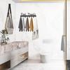 Cetfuro Pool Towel Hook Rack, 8-Hook Carbon Steel Wall Mount view 3