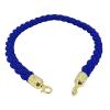Rope Barrier Posts and Crowd-Control Ropes, Twisted Rope, 0.5–3 m, Braided Polypropylene, Orange/Black/Red/Blue/White view 1