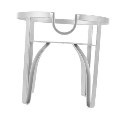 UTHCLO Beverage Dispenser Stand for 5 L Glass Container, Metal, Silver, Portable