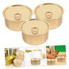 Anneome Empty Aluminum Tins, 180 ml, 10-Pack with Lids, Gold view 2