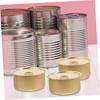 Anneome Empty Aluminum Tins, 180 ml, 10-Pack with Lids, Gold view 3
