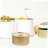 Anneome Empty Aluminum Tins, 180 ml, 10-Pack with Lids, Gold view 4