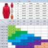 SRZYMJ Men's Hooded Windbreaker Jacket, Blue/Khaki, 3XL view 3
