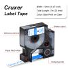 Cruxer 4-Pack Compatible with Dymo D1 45011 S0720510 A45011, Blue on Clear, 12 mm x 7 m view 2