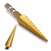 1-Piece HSS Titanium-Coated Step Drill Bit, 1/4-Inch Hex Shank, 3–13 mm view 3