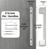 Amasideca Cabinet Handles, Brushed Satin Nickel, 254 mm Hole Centers, 6-Pack view 2