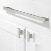 Amasideca Cabinet Handles, Brushed Satin Nickel, 254 mm Hole Centers, 6-Pack view 3