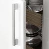 Amasideca Cabinet Handles, Brushed Satin Nickel, 254 mm Hole Centers, 6-Pack view 4