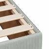 vidaXL Box Spring Bed with Mattress Light Gray 140x200 cm Velvet view 4