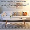 Modern Simple Small Wooden Coffee Table, Side Table for Living Room, Balcony or Bedroom (Brown, 12 view 4