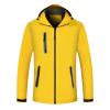 SRZYMJ Men's Lightweight Windbreaker and Motorcycle Jacket, Brown, Long, Fleece-Lined, 3XL view 1