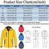 SRZYMJ Men's Lightweight Windbreaker and Motorcycle Jacket, Brown, Long, Fleece-Lined, 3XL view 2