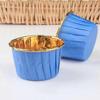 50 Pink-Gold Foil Muffin Cup Liners view 3