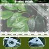 HQQMNY Transparent PVC Waterproof Tarp, 400 g/0.3 mm, 5.2 x 7.2 m view 2