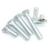 Manoud 2/5-Piece M4 M5 M6 M8 M10 M12 Steel GB12 DIN603 Truss Head Carriage Bolts for Shelves and Desks (40 mm, 5 Pieces, M10) view 3