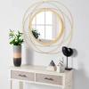 HLFMVWE Gold Round Metal Wall Mirror view 4
