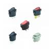 Red Black Button 2-Position/3-Position Oval Rocker Boat Switches, 2-Pin/3-Pin, SPST/SPDT, ON/OFF or ON/OFF/ON, 6A 250VAC, EKFBQBGW (Gray, Without Lamp) view 3