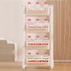 VXHCS Rolling Storage Cart, Organizer Shelf, Space-Saving Plastic Cart (36 x 25 x 50 cm) view 4