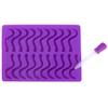 Gummy Worm Silicone Mold with 20 Cavities, Chocolate Candies, Gummy Cakes + Dropper, Purple view 1