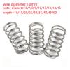 Cortnn 10-Piece Stainless Steel Compression Spring Wire, 1.0 mm Diameter, 615 mm Outer Diameter, 1050 mm Length (30 mm, 7 mm) view 2