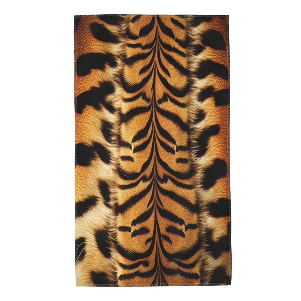 40 x 70 cm Tiger-Print Shower Towel, Lightweight Travel Towel