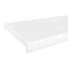 HEXIM Interior Window Sill up to 3 m, 30 x 260 cm, Matte White PVC, with End Cap view 2