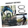 Bicycle Brake Cables, 2-Piece, Stainless Steel, Black, for Mountain Bikes and Road Bikes view 4
