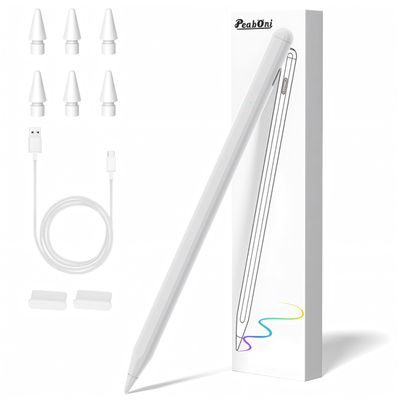 Stylus Pen for iPad with USB-C Fast Charging, Tilt Sensitivity, Palm Rejection and Magnetic Attachment