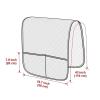 Sofa Armrest Organizer, 1/2-Pack, Waterproof Storage Pocket view 3
