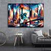 ZHXXFD Paint by Numbers New York Landscape with Frame, 40 x 50 cm DIY Acrylic Painting Kit view 3