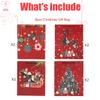 Large Christmas Paper Gift Bag Bundle, 8-Pack, 32.6 cm, Red view 3