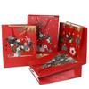 Large Christmas Paper Gift Bag Bundle, 8-Pack, 32.6 cm, Red view 4