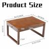 GSKDBCC Wooden Coffee Table, Tatami Zen Tea Table for Living Room, Bay Window, No Assembly Required view 4