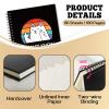 40YAZMEEN Funny Spiral Notebook, 160 Pages, “I Don’t Know, I Just Work Here,” Hardcover Sketchbook Gift view 3