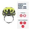 ABUS Aduro 3.0 LED Bicycle Helmet, Size S, Yellow view 2