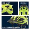 ABUS Aduro 3.0 LED Bicycle Helmet, Size S, Yellow view 4