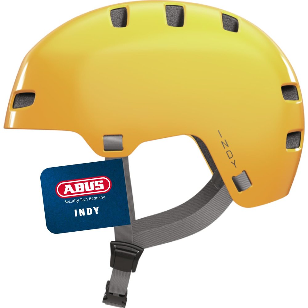 ABUS INDY Bicycle Helmet, Size S, Yellow
