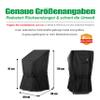 F&J Outdoors Garden Chair Cover for Stacked Chairs, 69 x 86 x 76/104 cm, Waterproof view 2