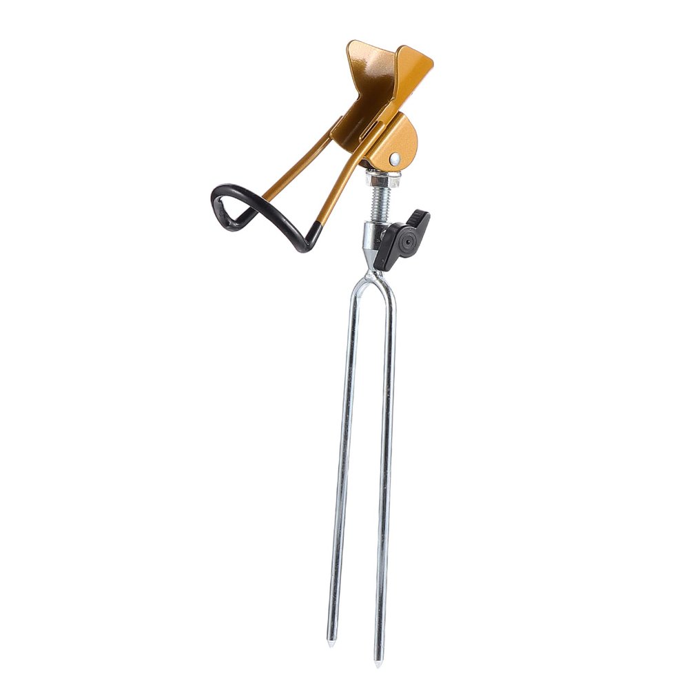 VANZACK Professional Fishing Rod Holder with Ground Stake, Gold, Lightweight