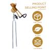 VANZACK Professional Fishing Rod Holder with Ground Stake, Gold, Lightweight view 4
