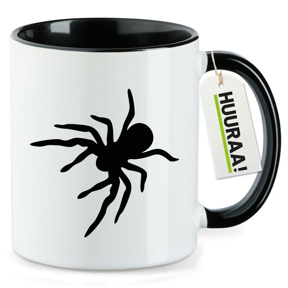 Huuraa Spider Silhouette Coffee Mug Gift