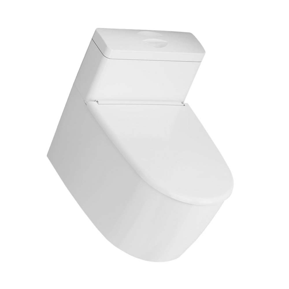 White Wall-Mounted Tissue Box Holder, Large Capacity, ABS