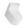 White Wall-Mounted Tissue Box Holder, Large Capacity, ABS view 1