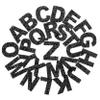 VILLFUL 26-Piece Self-Adhesive Black Rhinestone Letter Stickers view 1