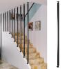 Adjustable-Angle Metal Stair Baluster, Black Style A, 220 cm view 1