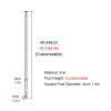 Adjustable-Angle Metal Stair Baluster, Black Style A, 220 cm view 2
