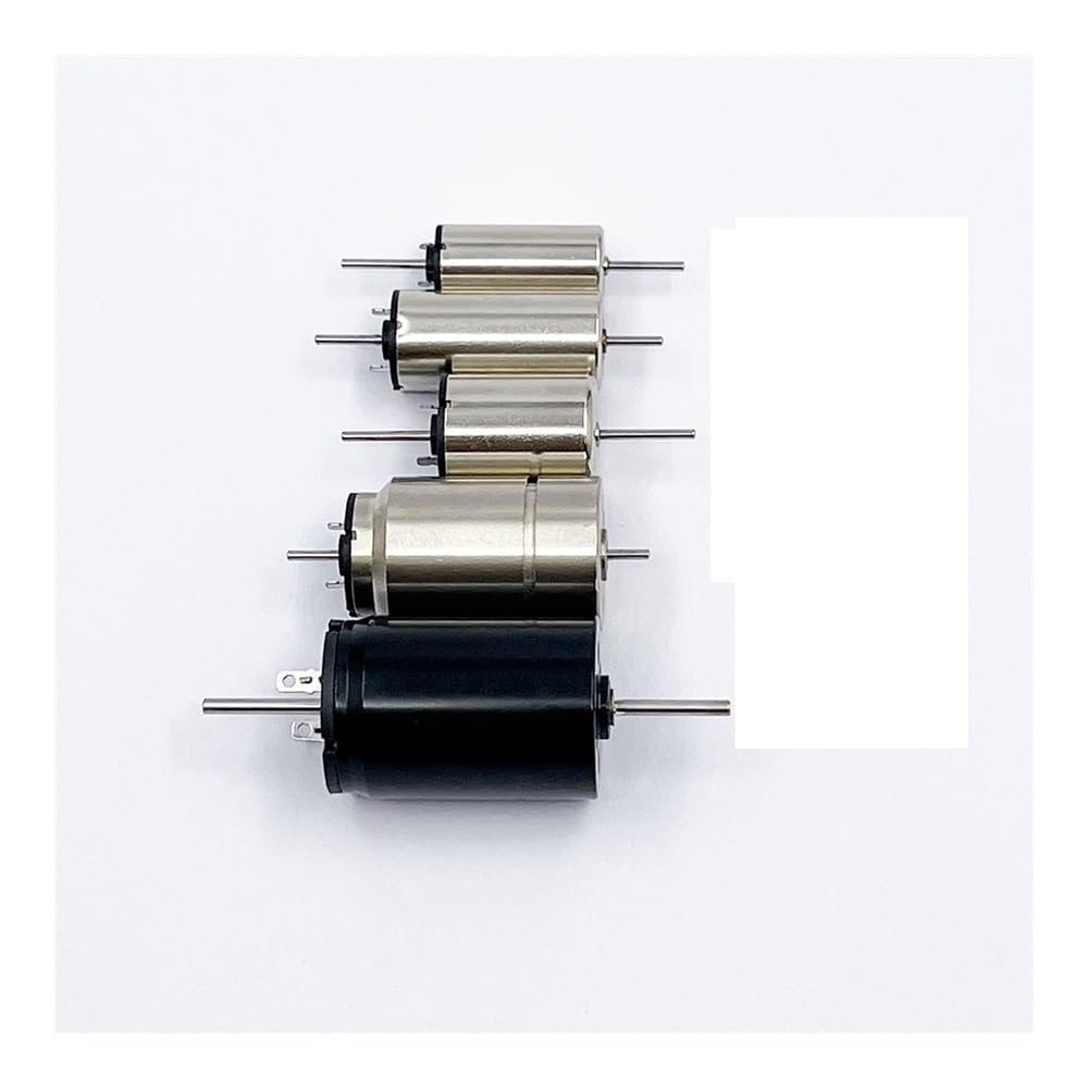 JRXFXEKW 7-Pole Rotor DC 12V Dual-Shaft Coreless Electronic Starter for Rail Train Models, 1020, 13,000 rpm