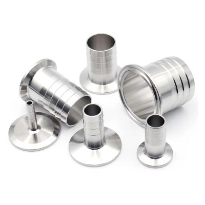 WJXRPZRB Tri-Clamp Hose Barb Adapter, OD 8/10/12/14/16/19/25 mm, Stainless Steel, Ferrule OD 50.5/64 mm (19 mm × 25.4 mm Ferrule)