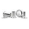 WJXRPZRB Tri-Clamp Hose Barb Adapter, OD 8/10/12/14/16/19/25 mm, Stainless Steel, Ferrule OD 50.5/64 mm (19 mm × 25.4 mm Ferrule) view 2