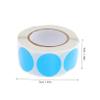 Blue Round Label Stickers, Roll of 500 Paper Labels view 2